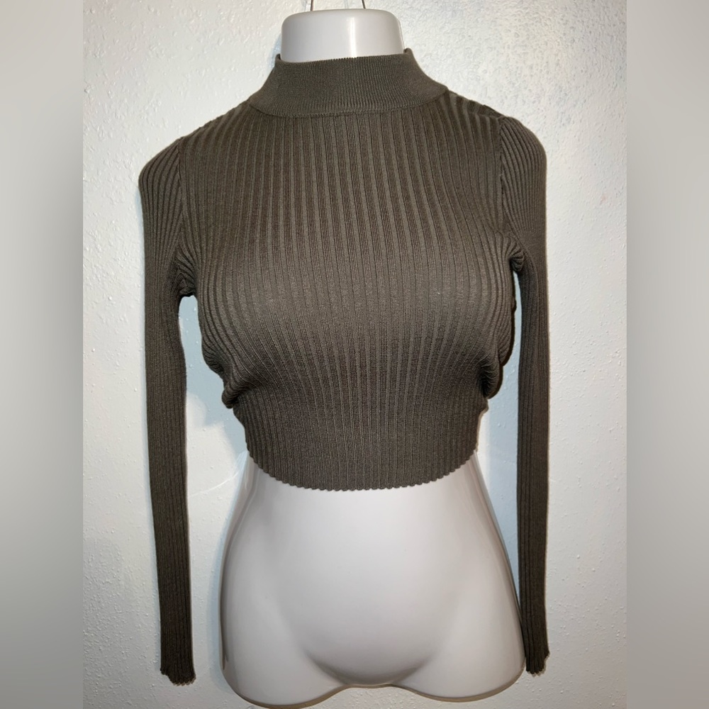 Long sleeve crop top